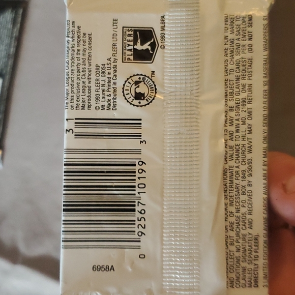 90's Baseball / hockey card pack (bundle of 3) - Picture 3 of 3